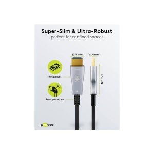 CABLU HDMI OPTIC HYBRID 20m 8K/@60Hz MAX 48 Gbit/s - Img 4