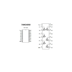 Circuite TTL CD74HC4050M SOIC 16 - Img 2