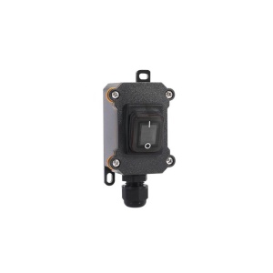 COMUTATOR BASCULANT IMPERMEABIL 16A/230VAC 1xIESIRE NEGRU IP67