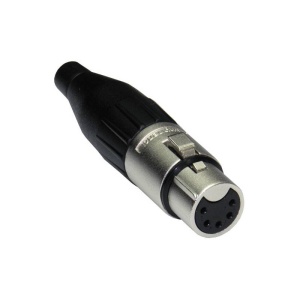 CONECTOR XLR 5P MAMA CABLU AMPHENOL