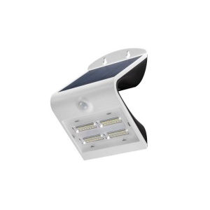 CORP ILUMINAT LED 3.2W, SENZOR MISCARE, PANOU SOLAR, ALB