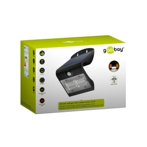 CORP ILUMINAT LED 3.2W, SENZOR MISCARE, PANOU SOLAR, NEGRU - Img 7