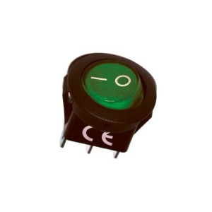 INTRERUPATOR 12V IRS101 ILUMINAT VERDE