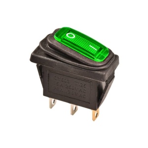 INTRERUPATOR CU LED VERDE 16A/250 VAC WATERPROOF