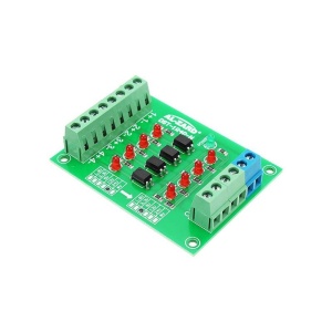 MODUL CONVERTOR NIVEL DE TENSIUNE AL SEMNALULUI, CU 4 OPTOCUPLOARE