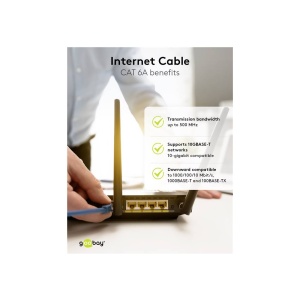 PATCH CABLE UTP CAT6A 20M GREY - Img 4