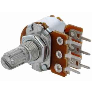 POTENTIOMETRU 10 Kohm, STEREO, LOGARITMIC