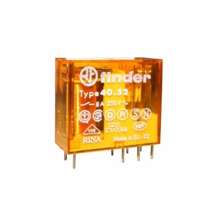 RELEU 230VAC/8A DPDT FINDER 40.52.8.230.0000