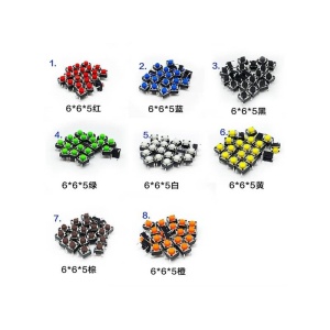 SET 160 PUSH-BUTOANE 6x6x5mm - Img 2