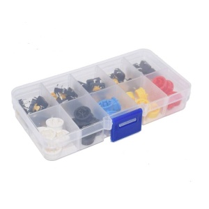 SET 25 PUSH-BUTOANE 12x12x7.3 mm 5 CULORI