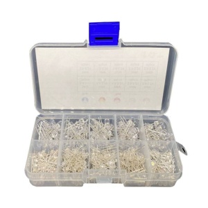 SET 300 LED-URI 3MM/5MM, 5 CULORI