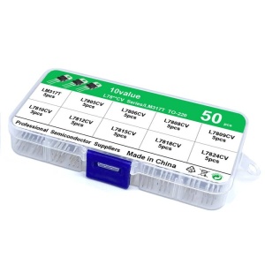 SET 50 I.C. STABILIZATOARE LM78XX 10 VALORI
