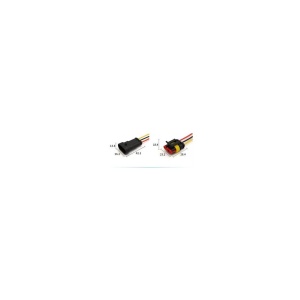 SET CONECTOR AMP SUPERSEAL IP67 3 FIRE 10 cm - Img 3