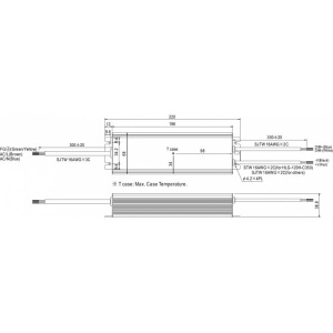 SURSA HLG-120H-C700B 700mA/150W IP67 Vo-Adj. MEAN WELL - Img 2