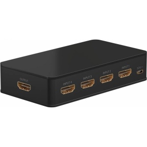 SWITCH HDMI 4xIN, 1xOUT, TELECOMANDA, 4K/60HZ
