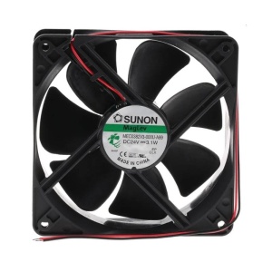 VENTILATOR 24V 120x120x38mm 158mc/h