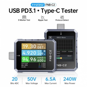 VOLTAMPERMETRU USB TYPE-C PD 3.1 FNB-C2 FNIRSI - Img 2