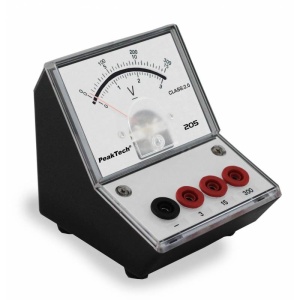 VOLTMETRU DIDACTIC 0-3V-0-15V-0-300V DC PEAKTECH P205-07