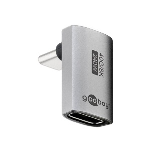 ADAPTOR USB-C MAMA-TATA VERTICAL 90 grade 8K/40 Gbit/s