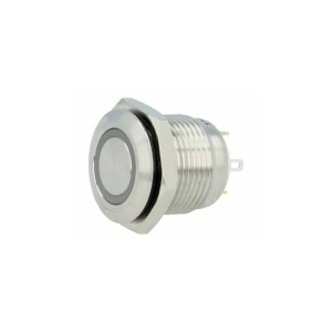 BUTON ANTIVANDAL 16mm LED ALBASTRU 12V FARA RETINERE ONPOW