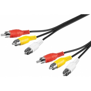 CABLU AUDIO 3xRCA TATA-TATA 1.5 m