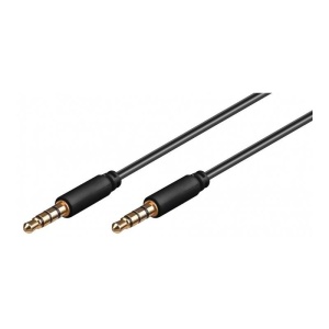 CABLU STEREO 3.5mm-3.5mm 0.5 m 4 CONTACTE