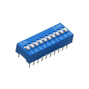 Comutatoare cu translatie DIP SWITCH 10 CT