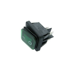 COMUTATOR 2xON/OFF ILUMINAT VERDE 16A