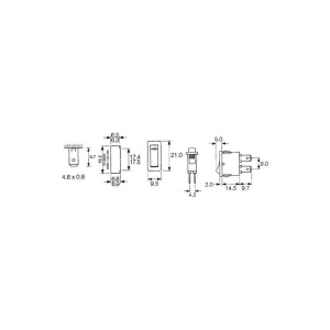 COMUTATOR H8800VAAAB 10A/250VAC - Img 2