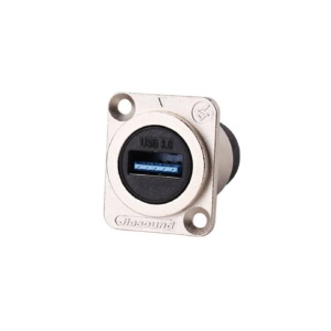 CONECTOR METALIC USB 3.0, MAMA, PANOU