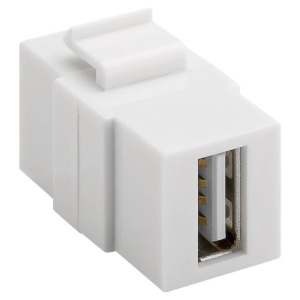 CONECTOR TIP KEYSTONE, CU MUFA USB 2.0, 2 xUSB 2.0 MAMA - Img 2