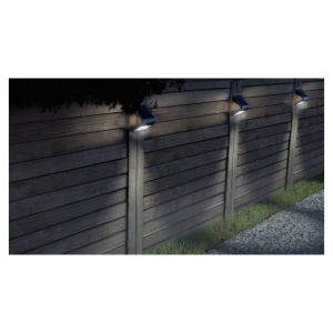 CORP ILUMINAT LED 3.2W, SENZOR MISCARE, PANOU SOLAR, NEGRU - Img 4