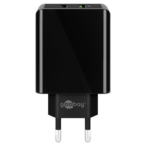 INCARCATOR QC3.0 DUAL USB-A 28W NEGRU