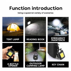 MINILANTERNA CU LED REINCARCABILA 500mAh - Img 3