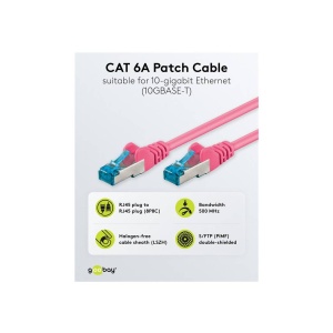 PATCH CABLE S/FTP CAT6A 7.5m ROSU - Img 2