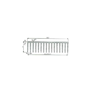 RADIATOR 190x50x 100 mm
