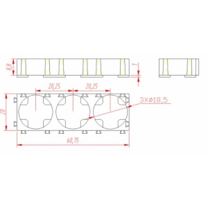 SET 10 COLIERE 3x18650 - Img 2