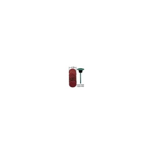 SET 10 DISCURI SLEFUIRE DIN CORINDON, 18mm, CU SUPORT