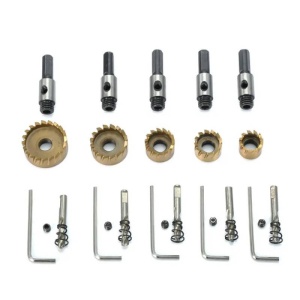 SET 5 CAROTE METAL 16/18.5/20/25/30mm - Img 2