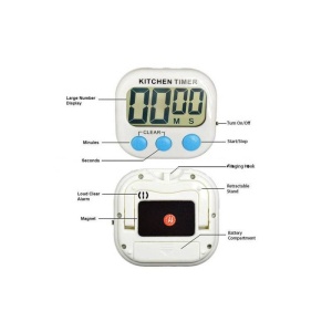 TIMER PROGRAMABIL CU ALARMA DISPLAY LCD - Img 2