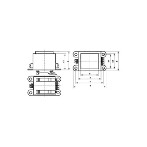 TRANSFORMATOR SINA DIN 16VA 12V/1.33A - Img 2