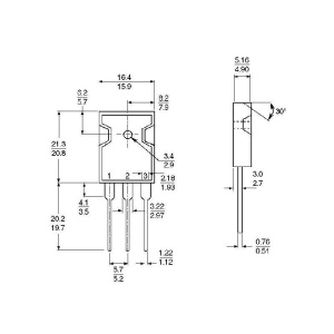 Tranzistor MOSFET IXFH10N100P - Img 2