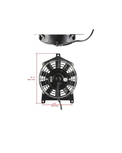 Ventilator radiator termocupla atv Yamaha Grizzly 660 - Img 2