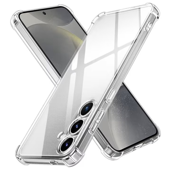 Husa Samsung S23 Spate Silicon Transparent Cu Protectie Camera, Antisoc