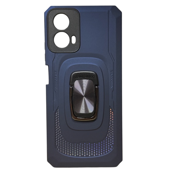 Husa Motorola G24 Hybrid Armor, Antisoc Cu Protectie Camera, Albastru