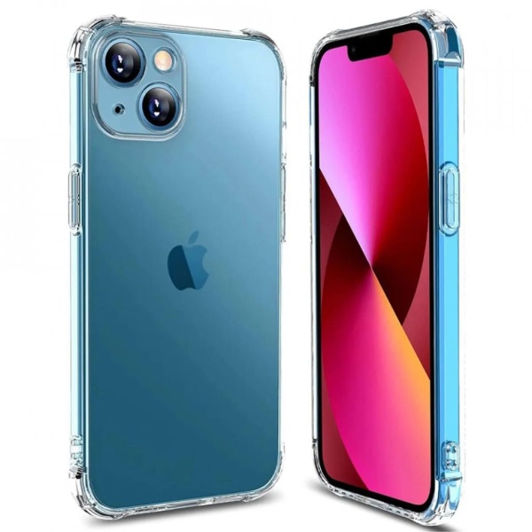 Husa iPhone 15 Plus Spate Antisoc Transparenta