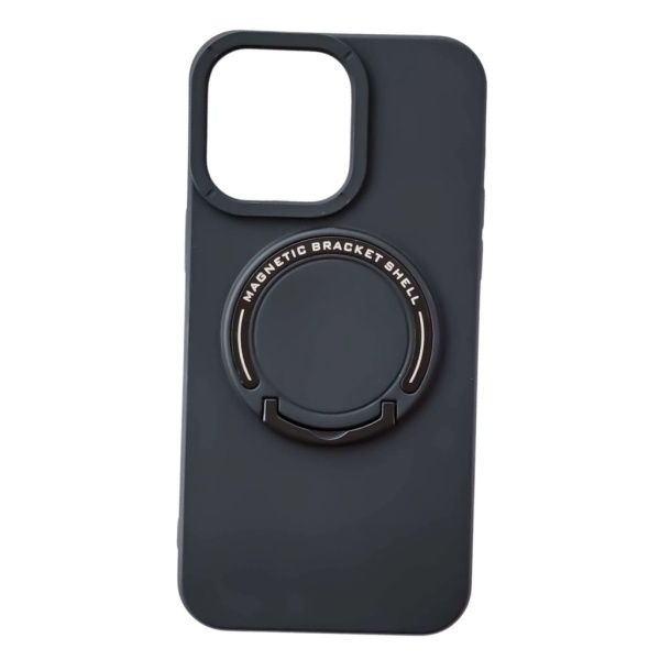 Husa iPhone 13 Pro Max Spate Silicon Magsafe, Negru