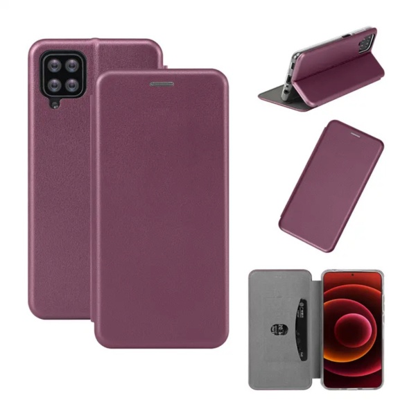 Husa Carte iPhone 15 Plus, Visiniu