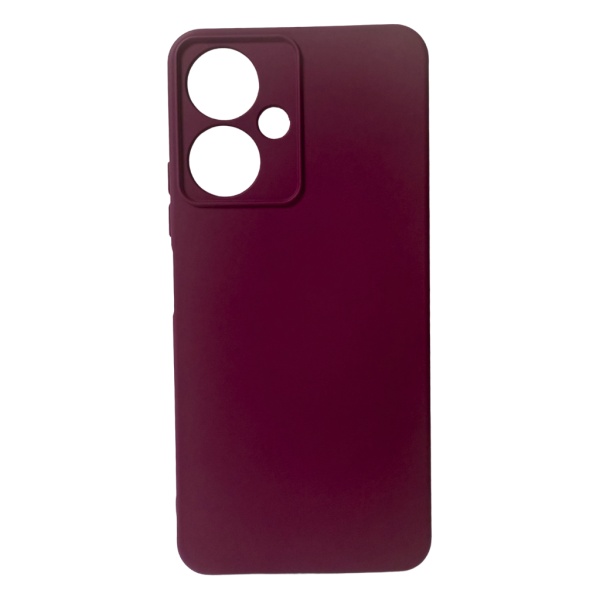 Husa Redmi 13C 5G Spate Silicon Soft Cu Protectie Camera, Visiniu