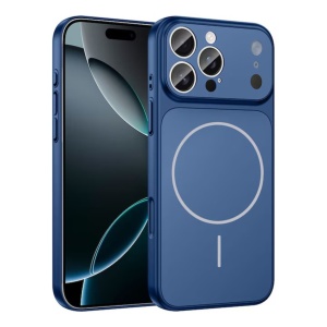 Husa iPhone 17 Pro Magsafe Cu Protectie Camera, Albastru